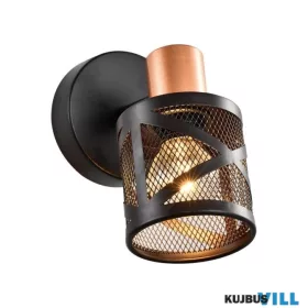 LUXERA 75467 ANTARES spotlámpa 1xE14/40W fekete/vörösréz