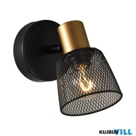 LUXERA 75470 DAYTONA spotlámpa 1xE14/40W fekete/arany