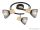 LUXERA 75557 PONY spotlámpa/3 E14/25W csiga