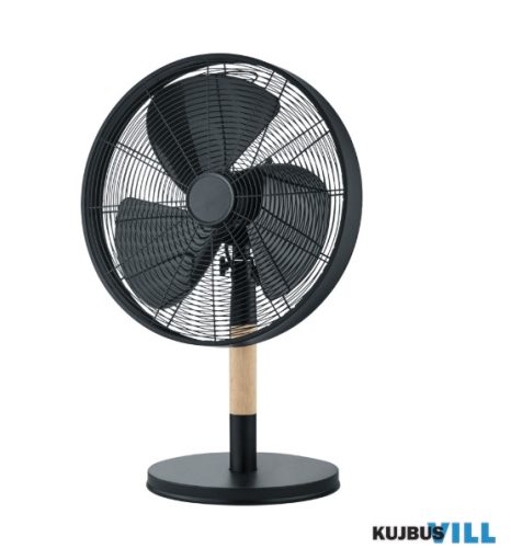 TR R035-32 VIKING ventilátor n/a Desk Fan Metal Wood max. 35W ↕57cm Ø35cm matt fekete