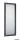 LUXERA 1000102 MIA fali tükör ↔60cm ↕160cm fekete