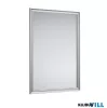 LUXERA 1040187 KARINA fali tükör ↔50cm ↕70cm ezüst