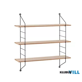   LUXERA 1190102 ELLA fali polc ↔60cm ↕62cm ↗14,5cm fekete-fa