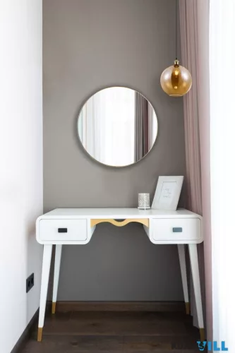 LUXERA 1330179 ESRA fali tükör Ø50cm arany