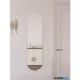   LUXERA 1430579 BRITTA fali tükör metal ↔40cm ↕150cm arany