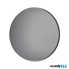   LUXERA 1431202 BRITTA fali tükör metal Ø80cm fekete / füstüveg