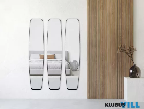 LUXERA 1431402 BRITTA fali tükör metal ↔35cm ↕170cm fekete