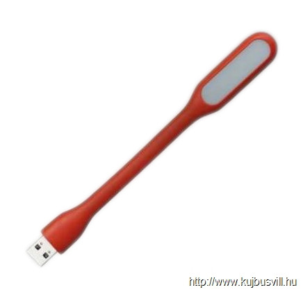 LUXERA 1627 LED USB plastic lámpa 1,2W piros