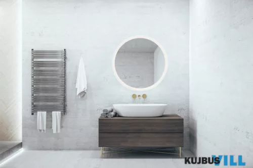 LUXERA 1770100 AURORA LED tükör 15W/1700lm 3000K/4000K IP44 Ø60cm