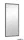 LUXERA 1900442 VIOLETTA fali tükör ↔100cm ↕200cm antracit