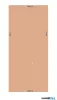 LUXERA 1900442 VIOLETTA fali tükör ↔100cm ↕200cm antracit