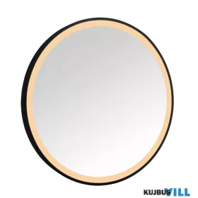   LUXERA 1980302 DIANA LED tükör 19W/2200lm 3000K/4000K IP44 Ø60cm fekete