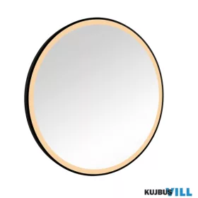   LUXERA 1980402 DIANA LED tükör 23W/2700lm 3000K/4000K IP44 Ø80cm fekete