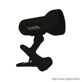 LUXERA 20031 METRO csiptethető lámpa/1 R80/60W, fekete
