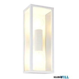   TR 201860231 GARONNE kültéri falikar excl.2xE27/10W ↕38cm ↔14cm ↗13,5cm Øcm IP44 fehér