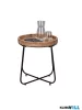 LUXERA 2020130 JIL kisasztal Ø52cm ↕48cm fa-fekete
