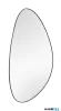 LUXERA 2070102 IDA fali tükör ↔40cm ↕60cm fekete