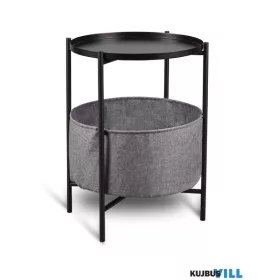 LUXERA 2080102 SUE kisasztal Ø45cm ↕61cm fekete