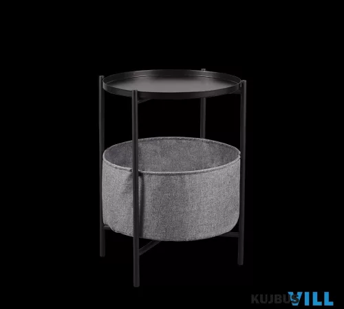 LUXERA 2080102 SUE kisasztal Ø45cm ↕61cm fekete