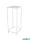 LUXERA 2090266 VERA kisasztal  ↔31cm ↕80cm ↗31cm homokszín