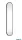 LUXERA 2140102 MONI fali tükör ↔20cm ↕101cm  fekete