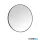 LUXERA 2210202 BRITT fali tükör metal Ø70cm fekete