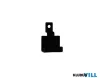 LUXERA 2270602 GRACE fali akasztó 2db/szett ↔2,5cm ↕4cm ↗2cm fekete