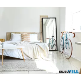   LUXERA 2290302 JULE fali tükör metal ↔70cm ↕170cm fekete