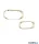 LUXERA 2370179 JESSICA fali polc  ↔38cm ↕16cm + ↔43cm ↕18cm arany