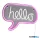 TRIO R23711100 HELLO falikar incl.1x5W LED ↕31cm ↔43cm ↗1,6cm