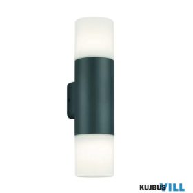   TR 224060242 HOOSIC kültéri falikar excl.2xE27 ↕33cm ↔8,5cm ↗ 11,8cm antracit