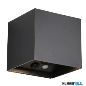   TRIO R24169632 GENIE kültéri falikar incl.2x1W LED/150lm/3000K ↕10cm ↔10cm ↗10,5cm matt fekete