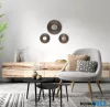 LUXERA 2440180 AMANDA fali tükör készlet 1db x Ø30cm 2db Ø20cm arany
