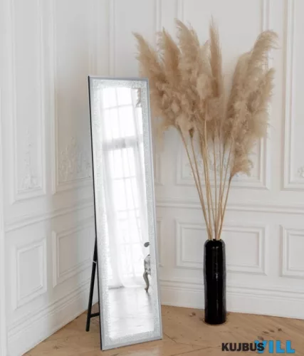 LUXERA 2450133 HERMINE LED álló tükör 16W/1750lm 2700K/4000K/6500K ↔40cm ↕170cm glitter effekt