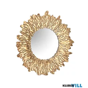 LUXERA 2490279 RUNA fali tükör metal Ø80cm arany