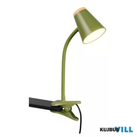   TRIO R25831115 PONGO csiptetős lámpa 4,5W LED/500lm/3000K ↕36cm ↔32cm Ø9,5cm zöld