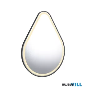   LUXERA 2610102 FREDERIKE LED tükör 20,5W/2300lm 3000K/4000K IP44 ↔60cm ↕80cm fekete
