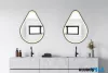 LUXERA 2610102 FREDERIKE LED tükör 20,5W/2300lm 3000K/4000K IP44 ↔60cm ↕80cm fekete