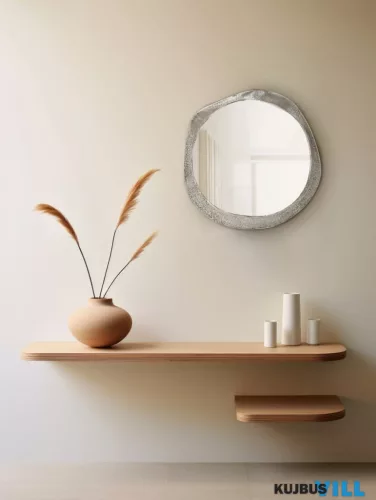 LUXERA 2660189 LALITA fali tükör metal ↔57cm ↕56cm ezüst