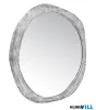 LUXERA 2660289 LALITA fali tükör metal ↔88cm ↕90cm ezüst