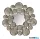 LUXERA 2670189 TAMANI fali tükör metal Ø91cm ezüst