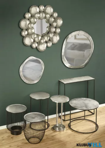 LUXERA 2680189 ANISHA konzolasztal ↔80cm ↕80cm ↗27cm fekete