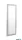 LUXERA 2690200 TESSA csiszolt fali tükör ↔50cm ↕150cm glitter effekt