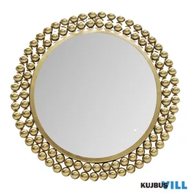 LUXERA 2700179 AMILA fali tükör Ø46cm arany