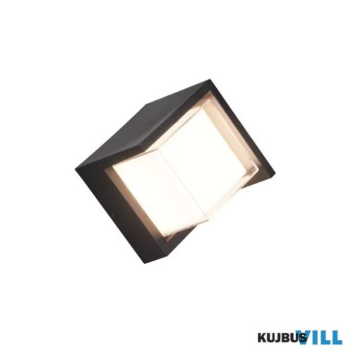 TR R27026132 PUNO kültéri falikar incl.1x8W LED/800Lm/3000K ↕15cm ↔15cm ↗ 10cm matt fekete