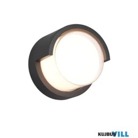   TR R27036132 PUNO kültéri falikar incl.1x8W LED/800Lm/3000K Ø15cm ↗ 10cm matt fekete