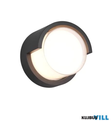 TR R27036132 PUNO kültéri falikar incl.1x8W LED/800Lm/3000K Ø15cm ↗ 10cm matt fekete