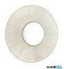LUXERA 2710179 MANIKA fali tükör metal Ø100cm arany
