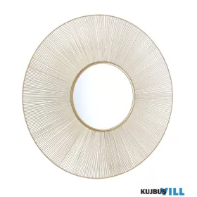 LUXERA 2710179 MANIKA fali tükör metal Ø100cm arany