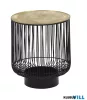 LUXERA 2720279 RINARA kisasztal Ø41cm ↕46cm fekete-arany